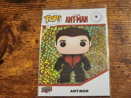 Upperdeck Funko pop marvel Ant man gold Glitter #8