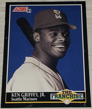 1991 ⚾ Score Ken Griffey Jr The Franchise Baseball Card # 858 ⚾ Seattle Mariners HOF