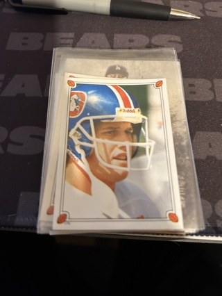 1987 topps sticker john elway