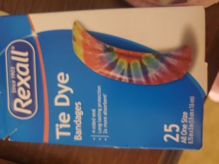 Tie-dye Band-Aids