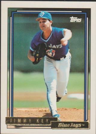 1992 Topps GOLD Jimmy Key #482  Blue Jays