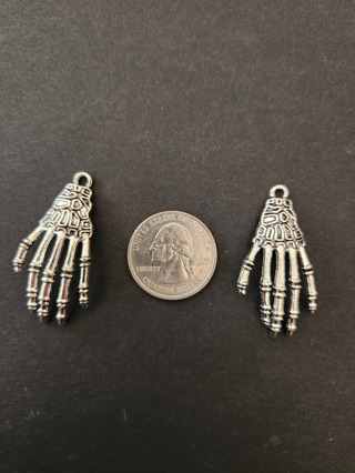 (2) Creepy Hands Charms/Pendants