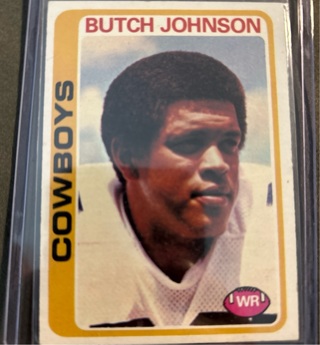 1978 Topps Butch Johnson 