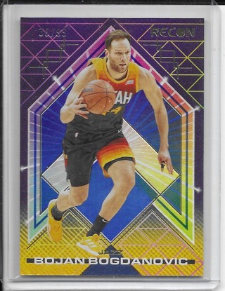 Bojan Bogdanovic 2021-22 Recon Holo Blue #56 /99