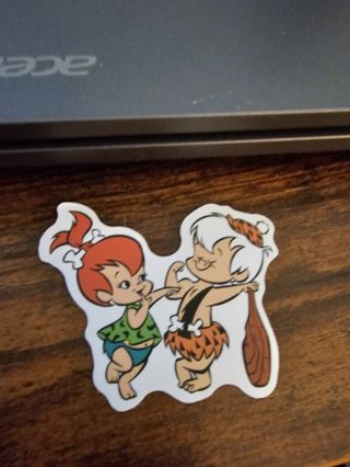 Flintstone sticker 5.2cm/ 2.3 inch