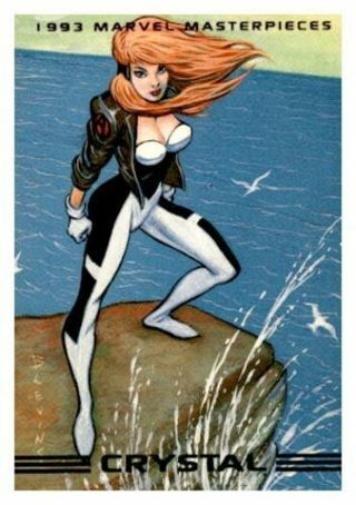 1993 Marvel Masterpieces Crystal #86