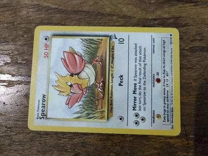 Pokemon Base Set 2 Spearow 92/130