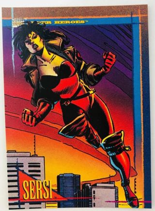 1993 Marvel Super Heroes by Skybox #93 Sersi Trading Card