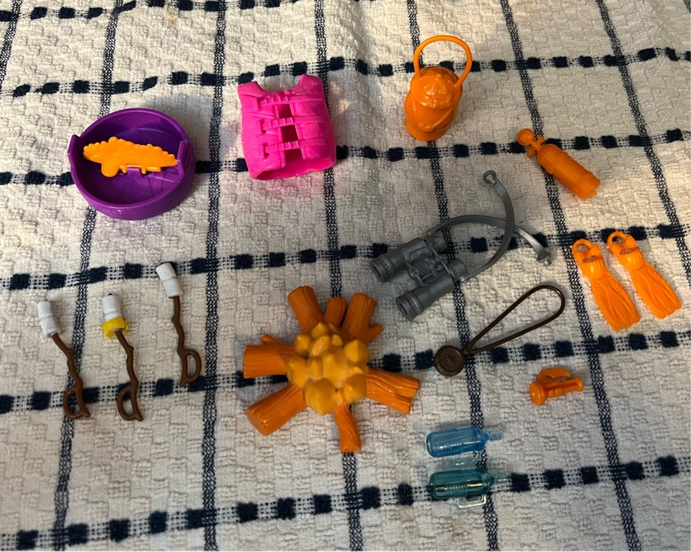 FREE: Barbie Camping Items 