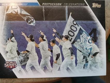 2017 TOPPS WORLD SERIES-,YANKEES TOO MUCH FOR PHILLIES BASEBALL CARD# PC-24