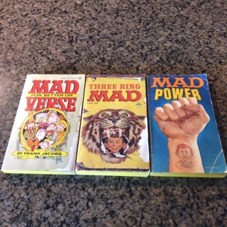 Three Vintage MAD Books