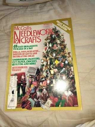 Vintage McCall's Needlework & Crafts (December 1985)