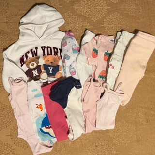 12 Piece Girl’s Bundle Mix 3M-18M