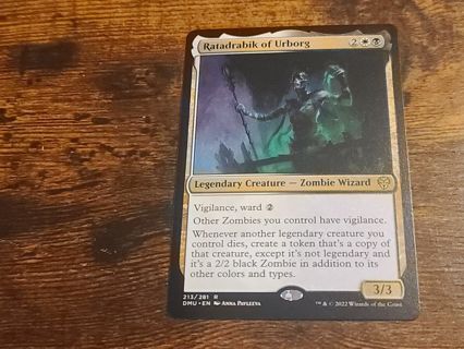 Magic the gathering mtg Ratadrabik of Urborg rare Dominaria United