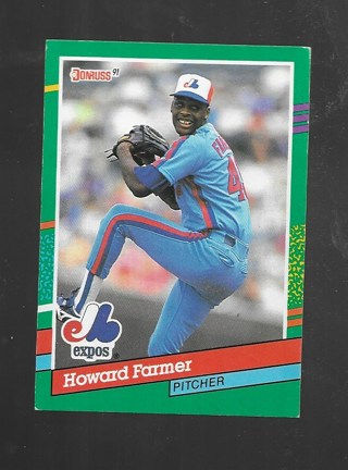 1991 DONRUSS HOWARD FARMER #734