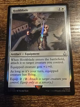 Magic the gathering mtg Hookblade foil card Assassins Creed