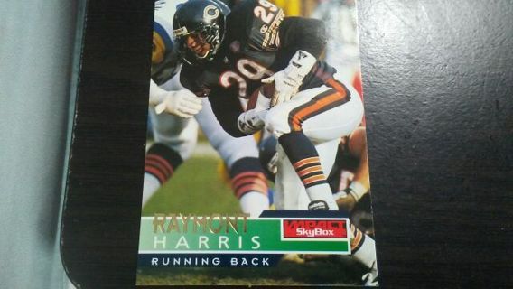 1995 SKYBOX IMPACT RAYMONT HARRIS CHICAGO BEAR'S FOOTBALL CARD# 21