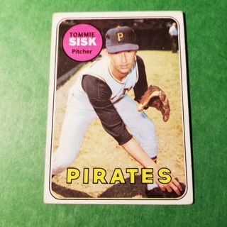 1969 - TOPPS BASEBALL CARD  NO. 152 - TOMMIE SISK - PIRATES