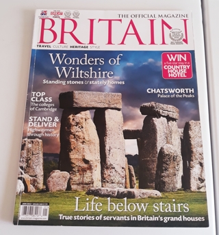 Britain Magazine, "Wonders of Wiltshire", January, 2022