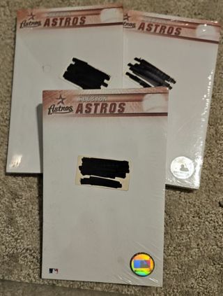 6 Houston Astros Notepads - NEW