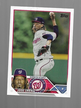 2023 TOPPS JOSE URENA #68