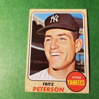 1968 - TOPPS BASEBALL CARD NO. 246 - FRITZ PETERSON- YANKEES