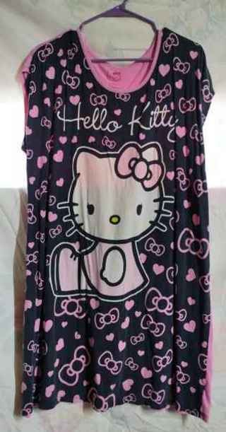 2X Womens= Hello Kitty Night Gown=very stretchy