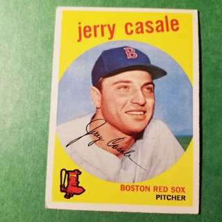 1959 - TOPPS BASEBALL CARD NO. 456 - JERRY CASALE - RED SOX