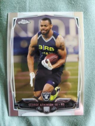 2014 Topps Chrome Rookie George Atkinson III