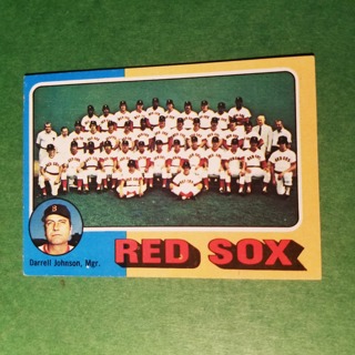 1975 - TOPPS BASEBALL CARD NO. 172 - RED SOX TEAM - RED SOX