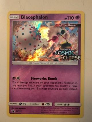 Blacephalon sm221 prerelease promo NM Pokemon