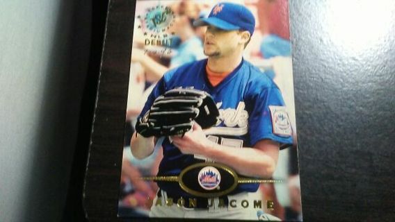 1995 TOPPS STADIUM CLUB MLB DEBUT JASON JACOME NEW YORK METS BASEBALL CARD# 321