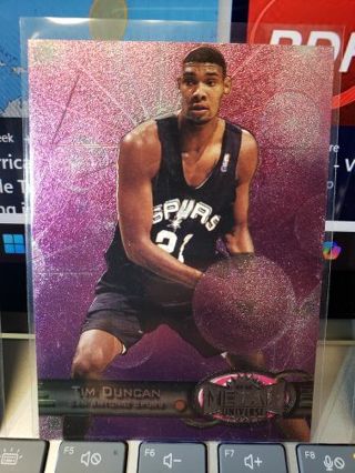 1997-98 Metal Tim Duncan Foil Rookie card