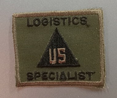 Logistics specialist patch as understand is for Civilian military US Army