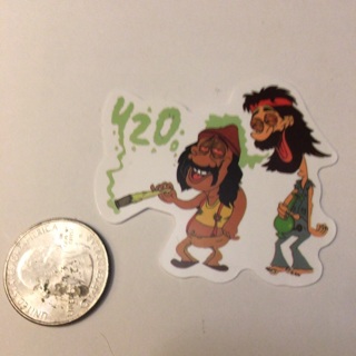 Cheech and Chong sticker read description before bidding 