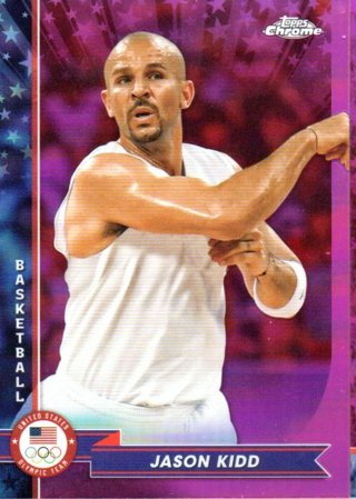 2024 Topps Chrome Olympics Jason Kidd Pink Refractor #94