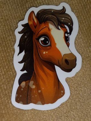 Adorable nice vinyl sticker no refunds regular mail only Very nice quality!