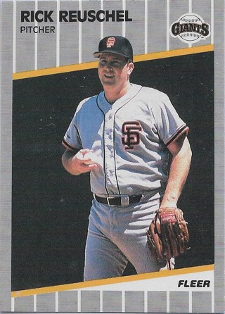  1989 Fleer #340 Rick Reuschel San Francisco Giants