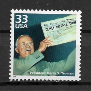 1999 Sc3186d Celebrate the Century: 1940s Harry Truman MNH