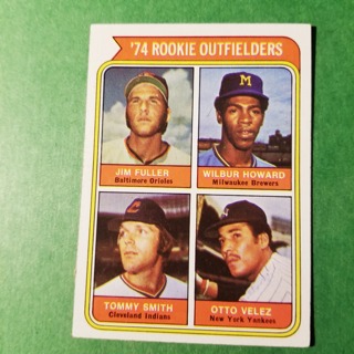 1974 - TOPPS BASEBALL CARD NO. 606 - 1974 ROOKIE OUTFIELDERS