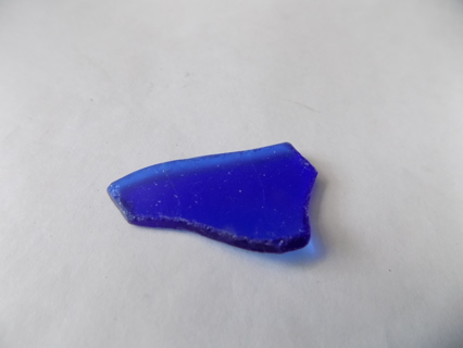 Cobalt blue sea glass 2 inch wide