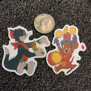 2 Tom & Jerry Stickers