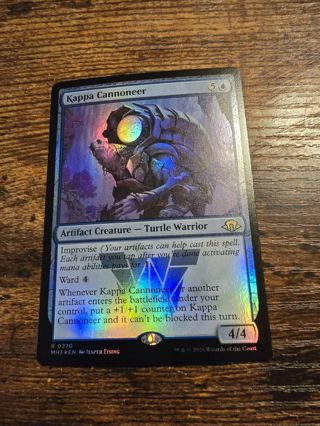 Magic the gathering mtg Kappa Cannoner foil card Modern Horizons 3