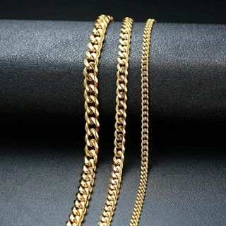 Stainless steel cuban link chain