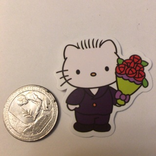 Hello Kitty sticker read description before bidding