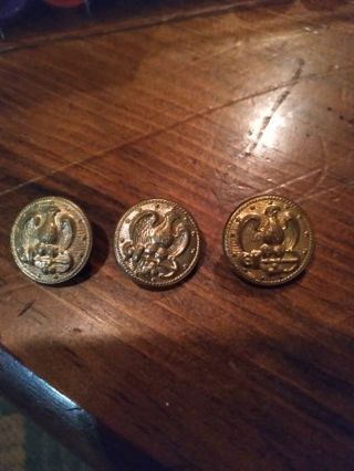 Antique navy military buttons