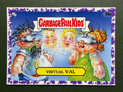 Garbage Pail Kids 35th Anniversary Purple Virtual Val 55a 