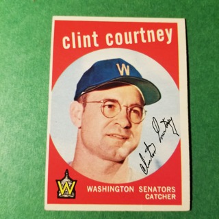 1959 - TOPPS BASEBALL CARD NO. 483 - CLINT COURTNEY - SENATORS