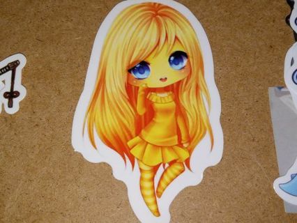 Anime Cool new 1⃣ big vinyl lap top sticker no refunds regular mail very nice quality