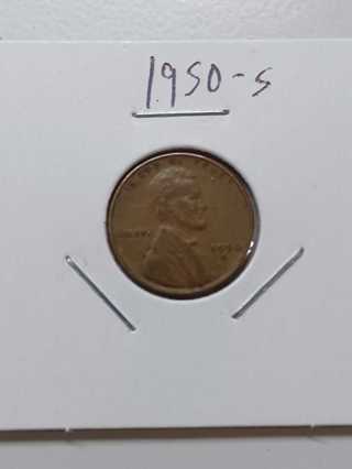 1950-S Lincoln Wheat Penny! 43